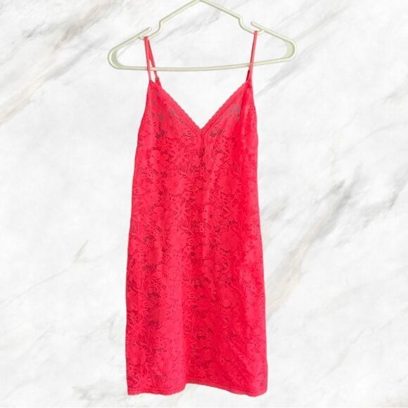 Victoria’s Secret Y2k Lacie Hot Barbie Pink Allover Lace Slip Dress Lingerie Nwt - Picture 3 of 8
